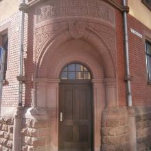 Elektrizitätswerk Heidelberg – der historische Eingang