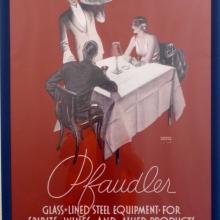 Werbung von Pfaudler vermutlich 1920er Jahre (Foto: Ritter, 2017)