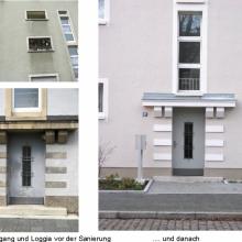 Vergleich vor und nach Sanierung (Fotos: Ritter 2012)