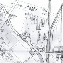 Übersichtsplan,1893, Stadtarchiv Weinheim Rep. 30 Nr. 6