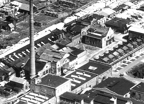 Luftbild der Fabrik