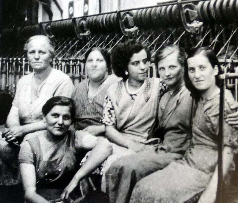 Arbeiterinnen um 1940 - Foto Heierling