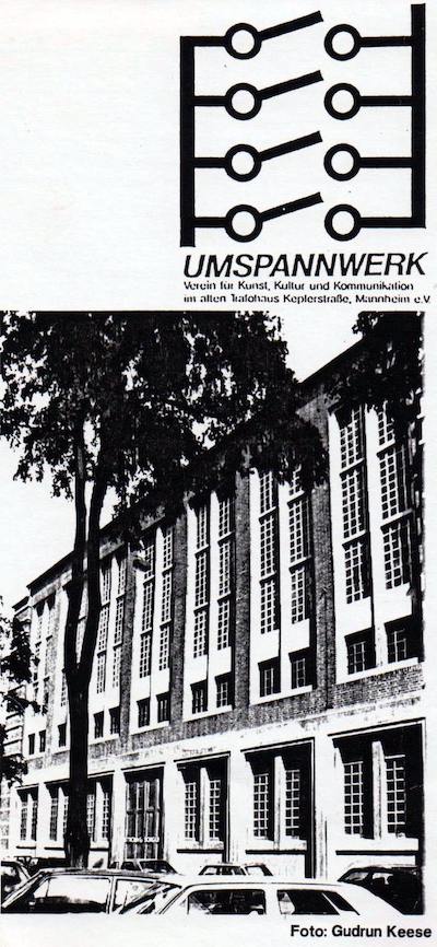 Flyer Verein Umspannwerk ca. 1988