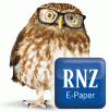 RNZ-Logo mit schlauer Eule