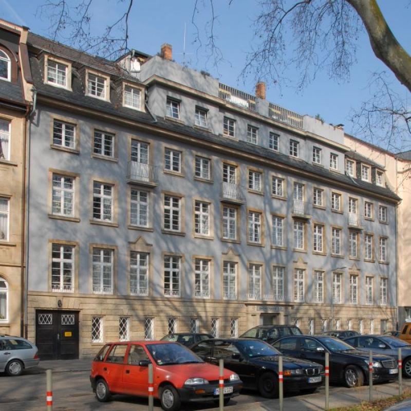 ehemaliges Verwaltungsgebäude der Montangesellschaft Saar mbH, Foto Stadt Mannheim FB 61 Norbert Gladrow um 2010