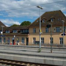 Neuer Bahnhof Friedrichsfeld-Nord (Gleisseite), Foto September 2020 Monika Ryll
