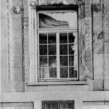 Mollstraße 40-42, historisches Fenster, Foto um 1910 Marchivum