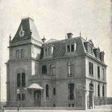 Werderstraße 38, Villa Georg Giulini (Bruder von Paul Giulini), Foto um 1905, aus: Mannheim und seine Bauten, 1906