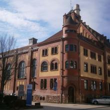 Das Heidelberger E-Werk war baulich in drei Bereiche gegliedet