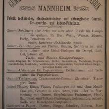 Werbeanzeige der Firma aus dem Jahr 1895