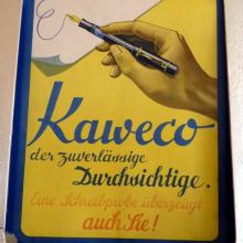 Werbung von Kaweco (Foto 2017, Ritter)