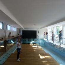 ehem. Lehrschwimmbecken wurde Vortragssaal (Foto: Ritter)