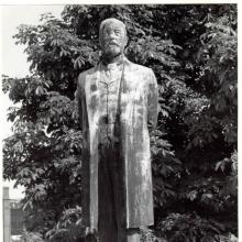 Heinrich-Lanz-Denkmal, Foto Lanz-Archiv (John Deere GmbH) Foto um 1960