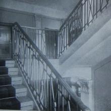 Treppenhaus, Foto aus: Wohungskunst 1917