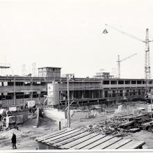 Bau der Zntrale in der Maudacher Straße  1959