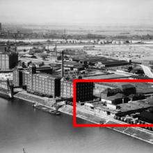 Luftbild Industriehafen, 1933 Quelle Stadtarchiv