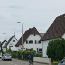 Doppelhäuser der Siedlung, kaum verändert (Foto 2020 Ritter)