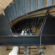Wasserturm Plankstadt – Treppen und Leitungen im Wasserturm – Foto:Ritter 2019