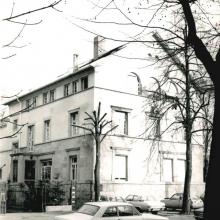 ehemalige Villa Otto Clemm, Fassade, Foto Stadt Mannheim 1976