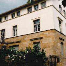 ehemalige Villa Clemm, westliche Langseite, Foto 1995
