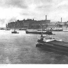 Die Getreidespeicher der Rheinschifffahrt vorm. Fendel um 1920 Quelle: Stadtarchiv