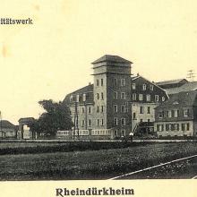 Verbandskraftwerk Osthofen Postkarte von 1928. (Foto: Postkarte /Sammlung Thorsten Becker)