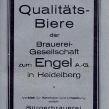 Anzeige im Adressbuch 1926-27 - Quelle: Stadtarchiv Weinheim
