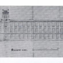 Originalplan der Fassade von 1904 (Quelle: Stadtarchiv Speyer)
