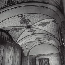 Herschelbad, Eingangshalle, Decke um 1920