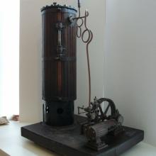 Modell einer Dampfmaschine von 1893 im Museum Weinheim / Schenkung von Claudia Falkenstein