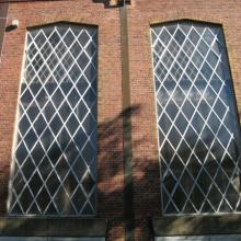 Fenster mit charakteristischem Rautenmuster (Foto Ritter)