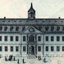 Ansicht des alten Spitals (Quelle Stadtarchiv/IDS)