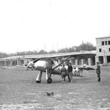 Flugplatz Terminal im Bau 1938 (Foto: Stadtarchiv Mannheim)