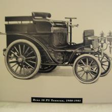 Benz 10 PS Tonneau 1900-1901 - Abbildung im Carl-Benz-Haus-Gartengeschoß