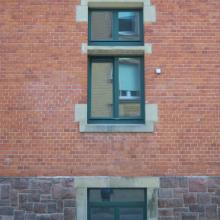 ehem. Mädchenwohnheim, Fenster im Juteweg (Foto 2011)