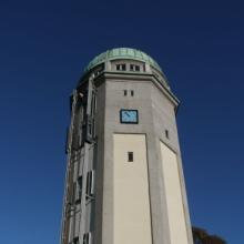 Wasserturm Seckenheim mit neuem Fassadenanstrich (Foto: Lochbühler 2011)