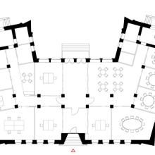 Plan des Erdgeschosses (Foto: Hertweck)