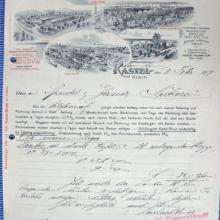 Briefkopf einer Messerschmitt Rechnung 1907