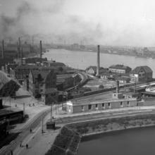 Luftbild aus den 1920er Jahren (Quelle Stadtarchiv MA)
