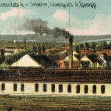 Die Fabrik auf einer alten Ansichtskarte 