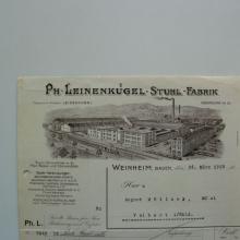 Briefkopf 1925 - Quelle: Stadtarchiv Weinheim