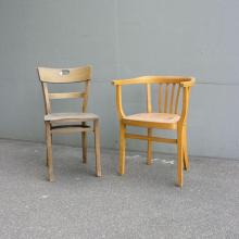 2 von über 200 Stuhl-Varianten - Sammlung des Museums der Stadt Weinheim