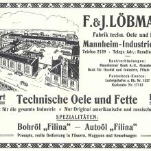 Die Fabrikgebäude von Löbmann, Technische Öle und Fette existieren nicht mehr