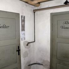 Bunker, Melder und Abort - Waschraum, Foto FB 61 (Norbert Gladrow) 2013