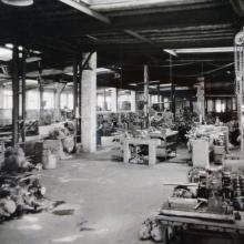 Werkhalle in den 1950er Jahren